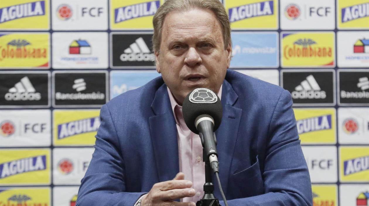 Ramón Jesurún, presidente de la Federación Colombiana de Fútbol.