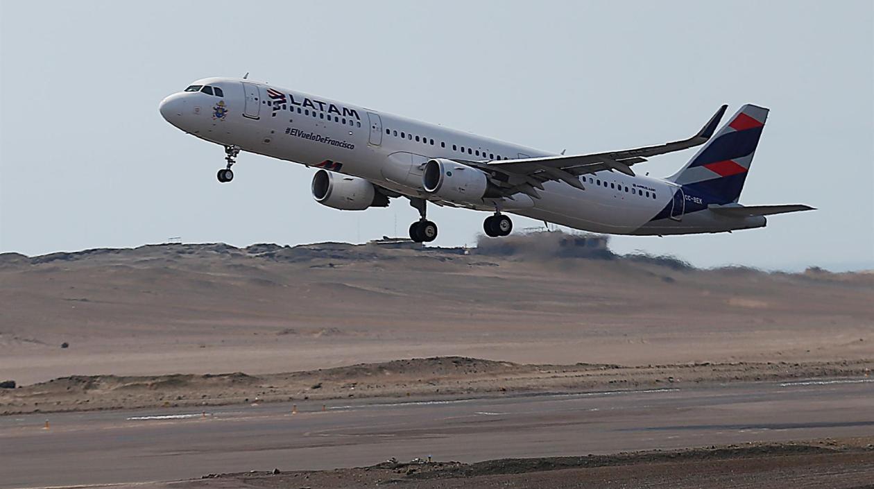 Avión de la aerolínea chilena Latam.