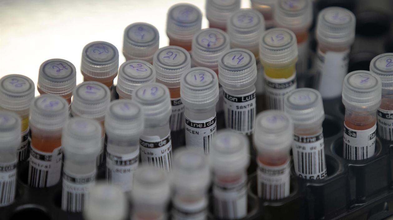 Fotografía de archivo de pruebas en un laboratorio.