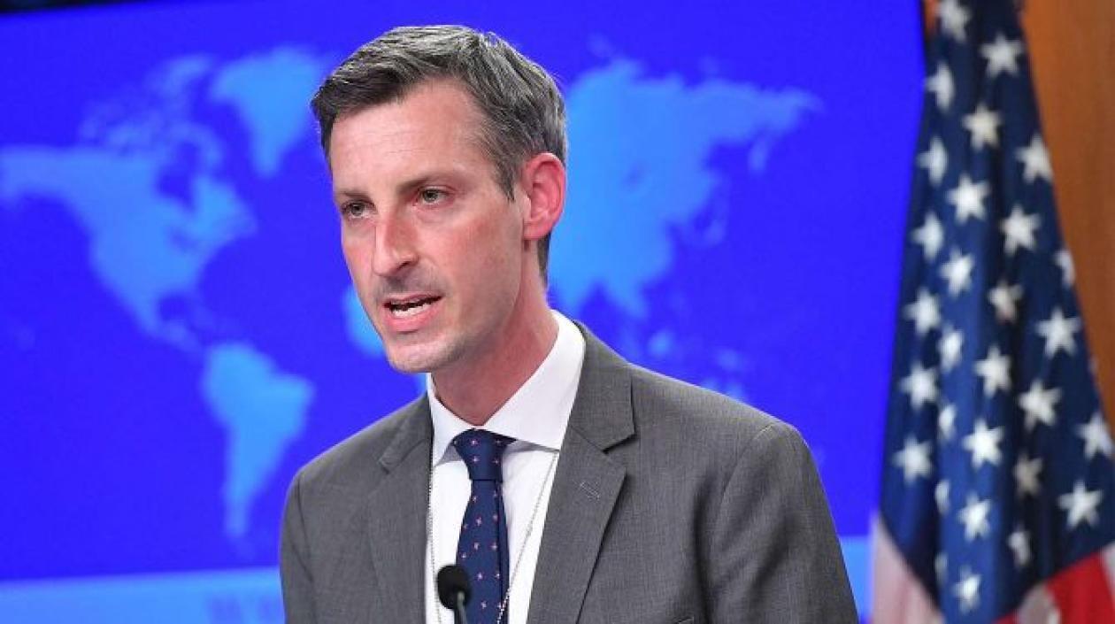El portavoz del Departamento de Estado, Ned Price.