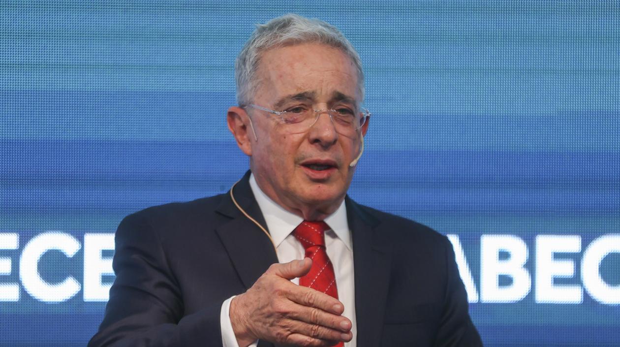 El expresidente Álvaro Uribe.