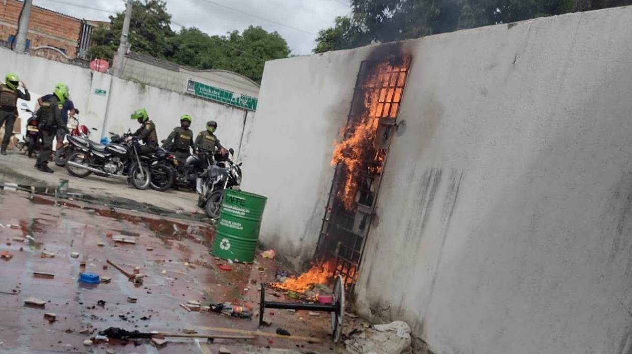 Momento de los hechos.