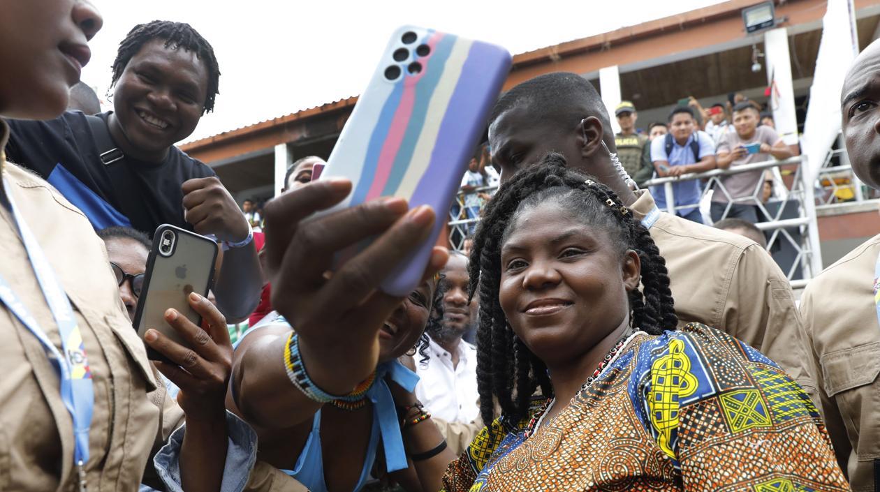 La Vicepresidenta Francia Márquez.