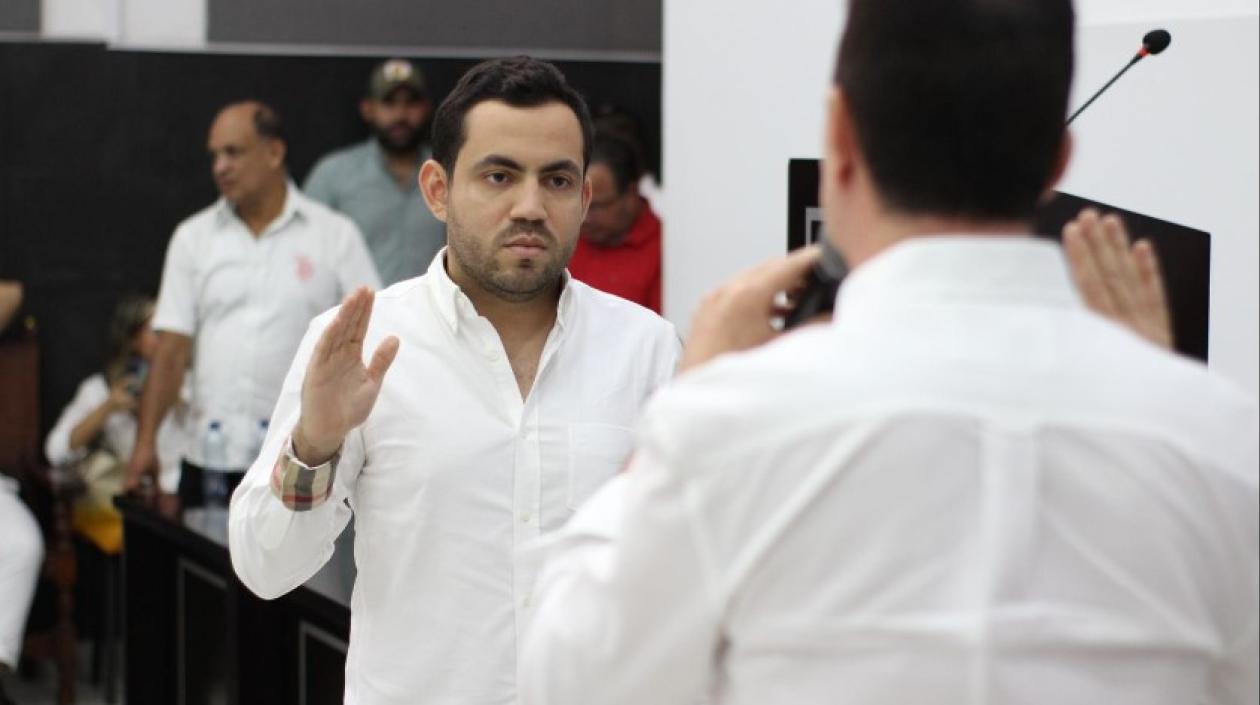 Welfran Mendoza, nuevo presidente de la Asamblea del Atlántico 2023.