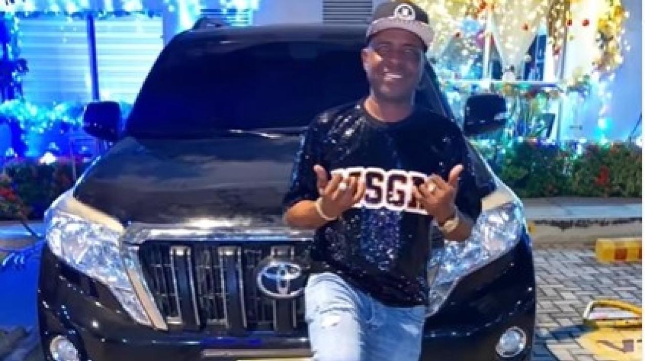 Noraldo Iriarte, 'Chawala', con la imagen que compartió en redes sociales