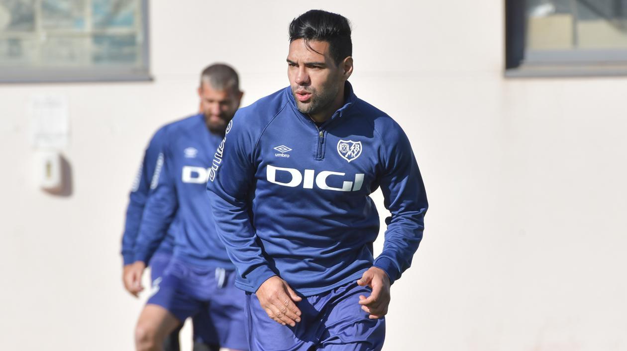 Falcao García, delantero del Rayo Vallecano. 