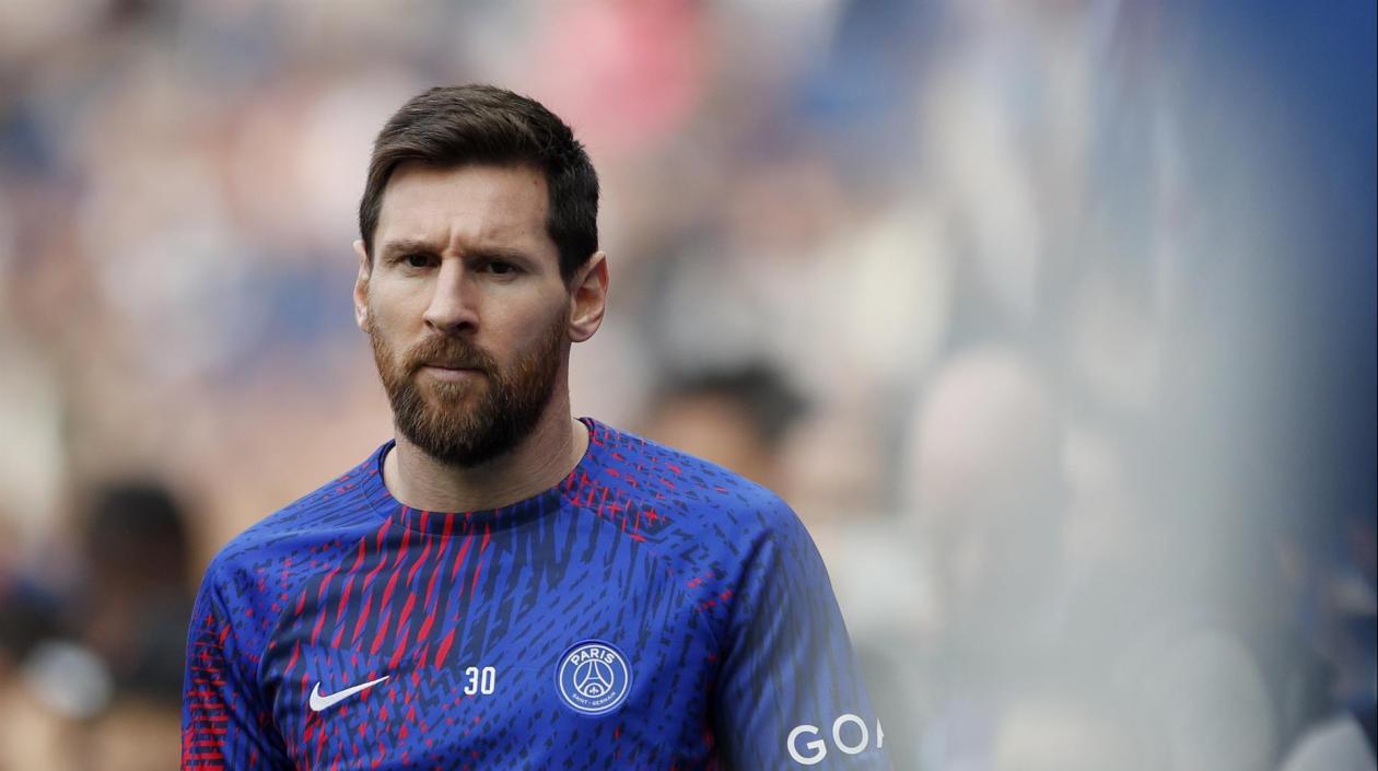 Lionel Messi, delantero argentino. 