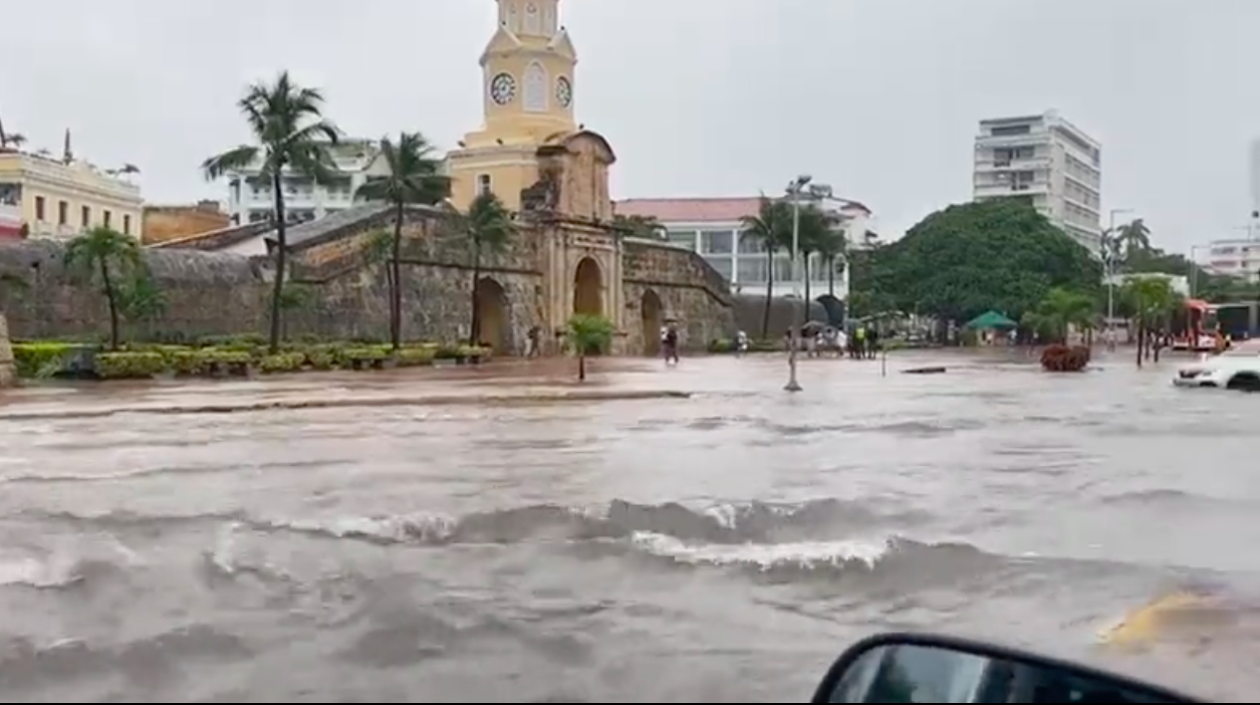 Inundaciones en las principales días.