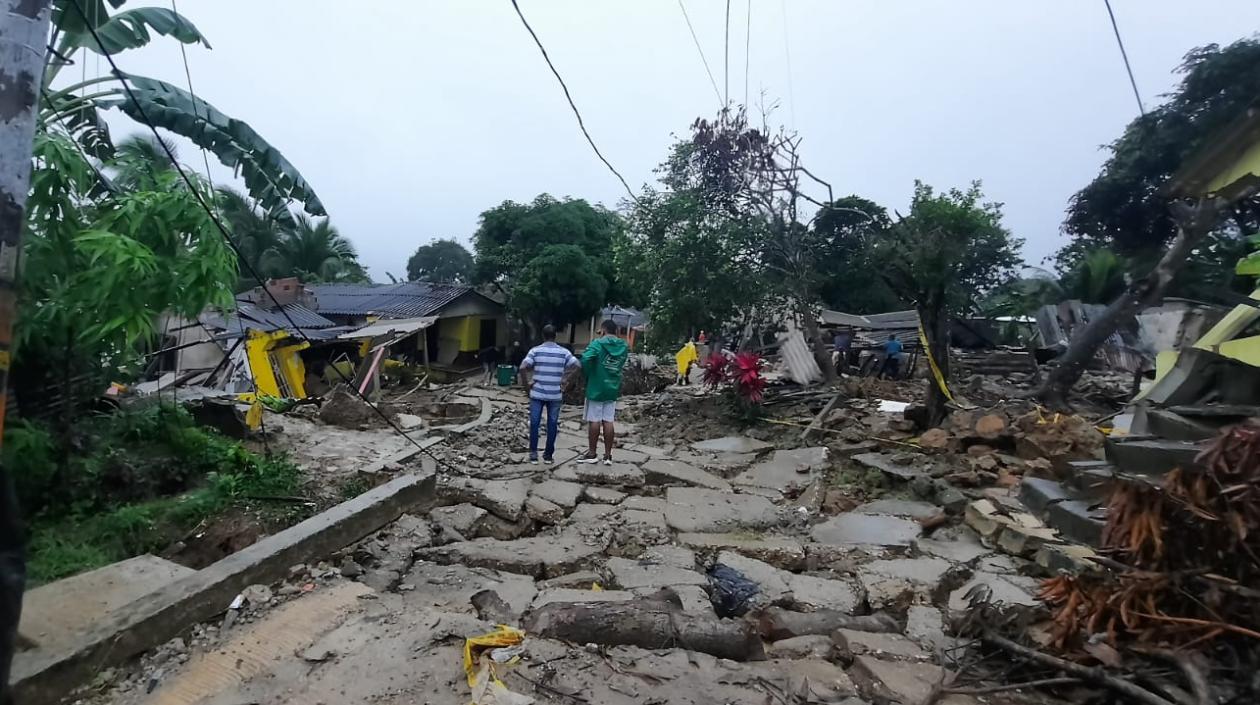 Imagen de la emergencia.