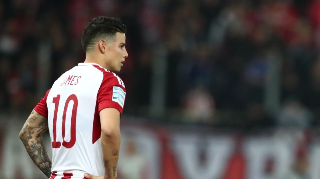 James Rodríguez, jugador colombiano. 