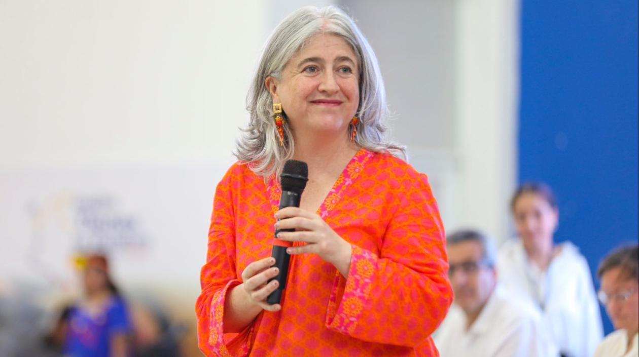 La Ministra de Vivienda, Catalina Velasco.