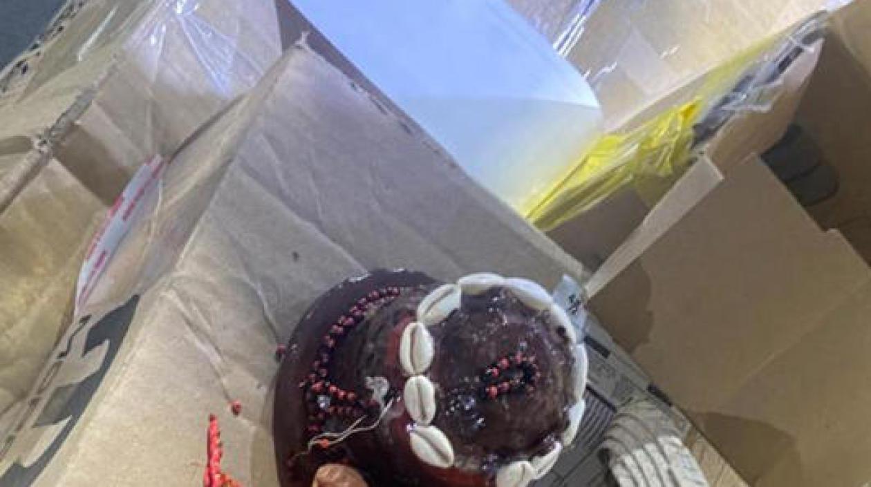 Objetos en los que ocultaban la droga.