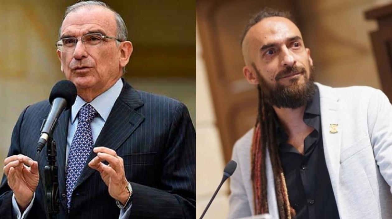 Humberto De la Calle y Néstor Carvalho.