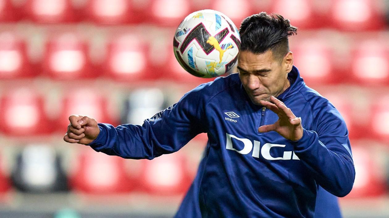 Falcao García, delantero del Rayo Vallecano. 