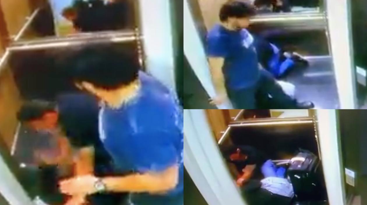 Imágenes del violento ataque.