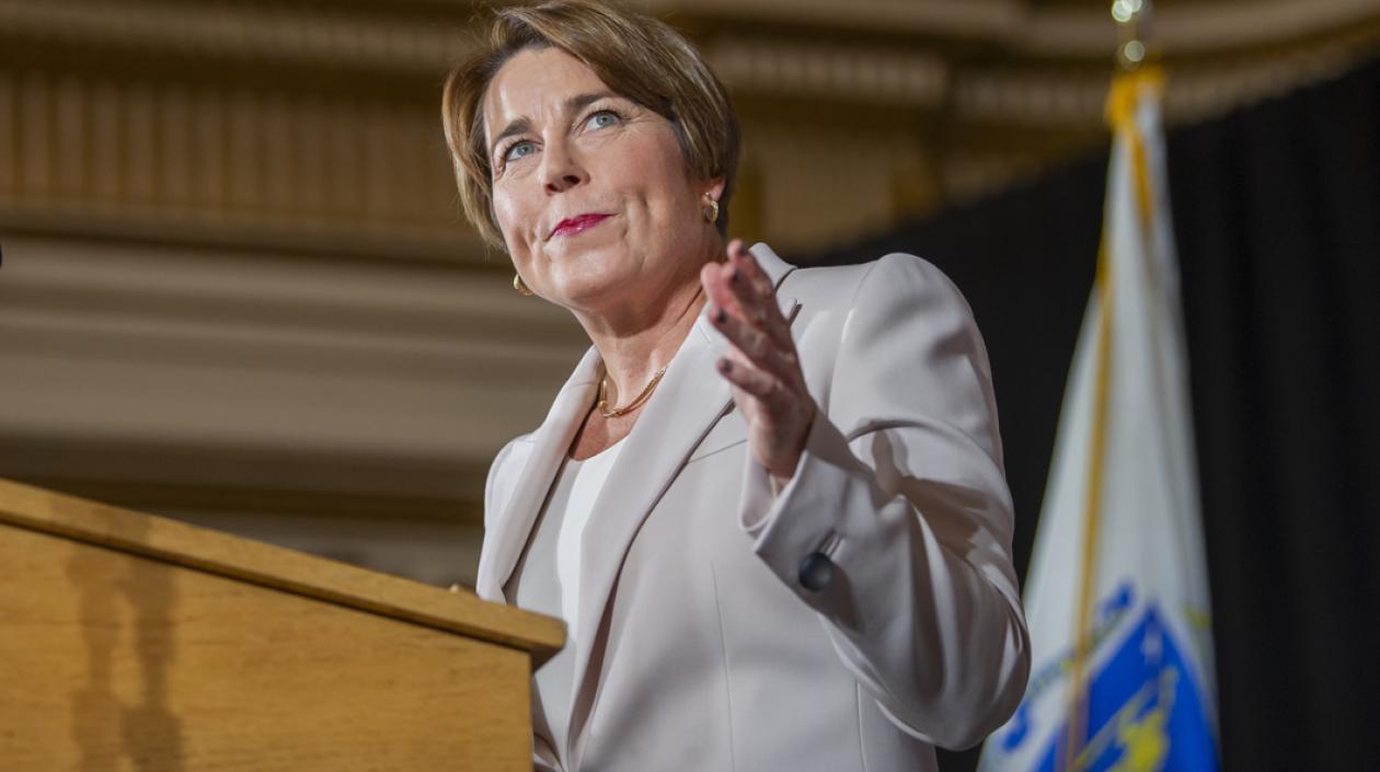 La gobernadora electa de Massachusetts, Maura Healey.