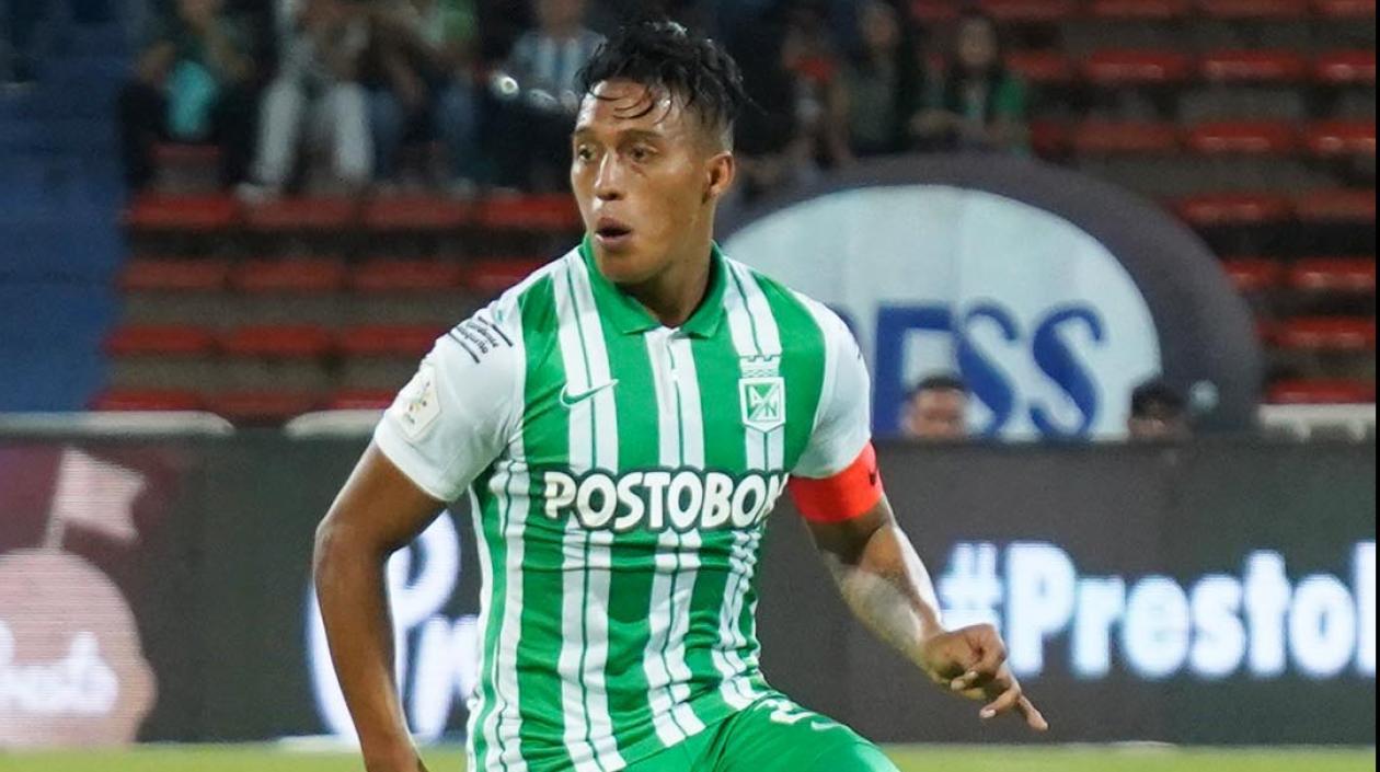 Sebastián Gómez, volante de Nacional. 