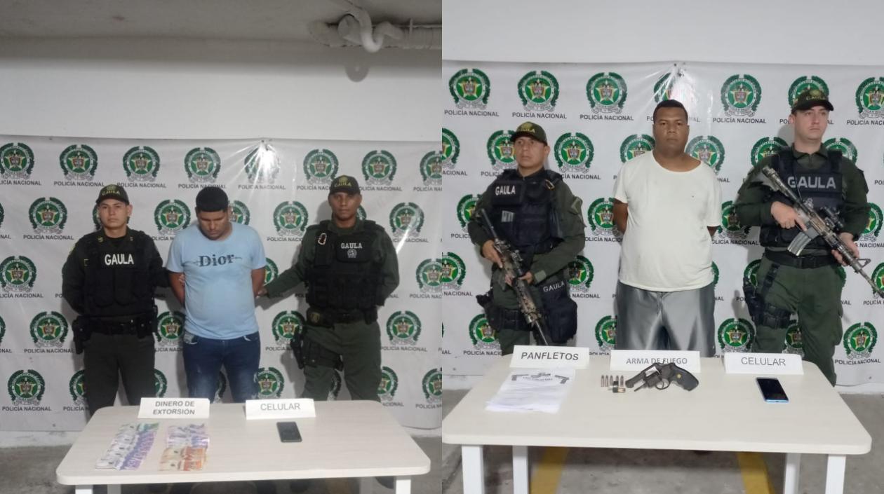 Capturados por la Policía.