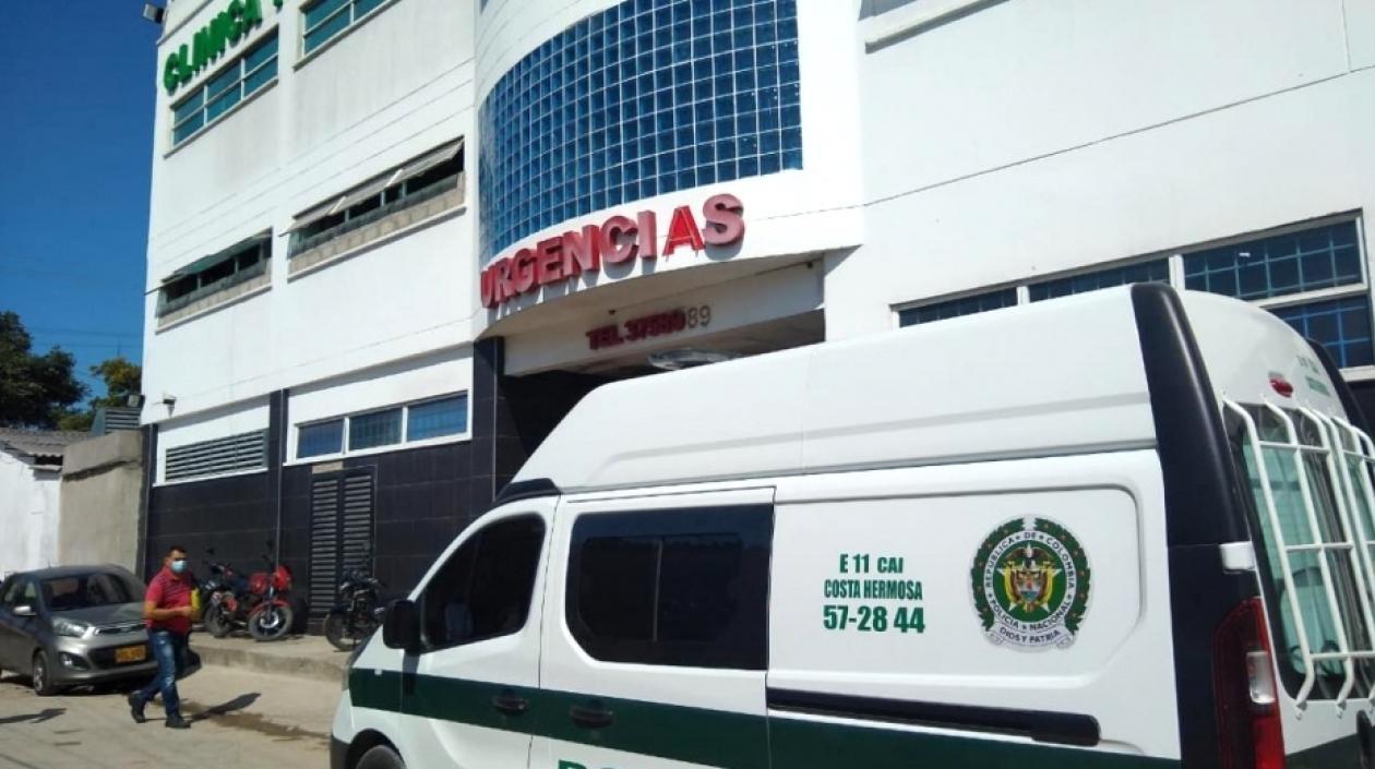 El menor fue llevado a la Clínica Porvenir de Soledad.