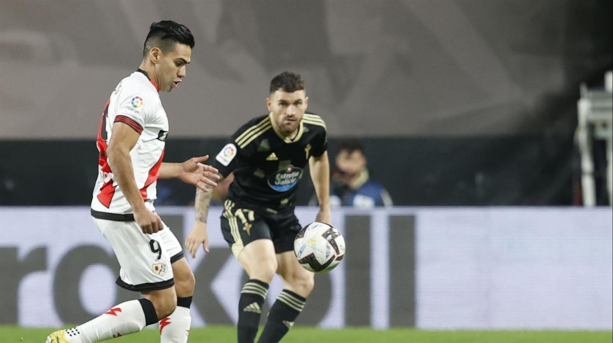 Falcao García, delantero del Rayo Vallecano. 