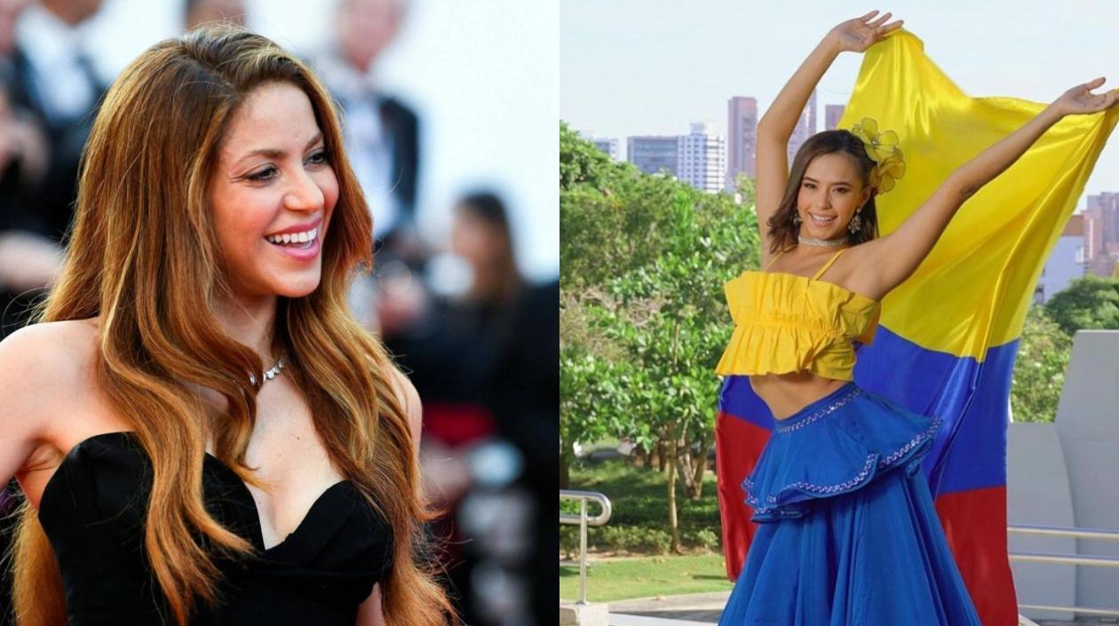 Shakira y Natalia De Castro.