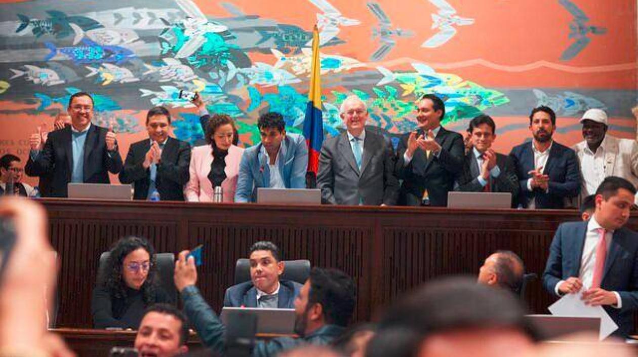 Sesión conciliación Reforma Tributaria.