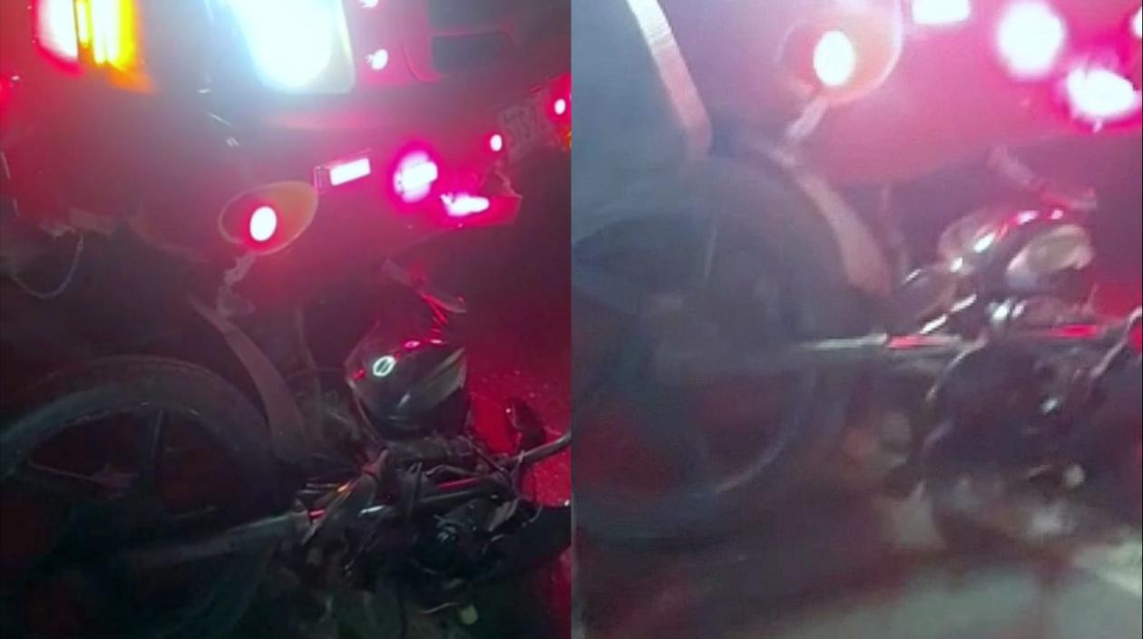 Accidente de tránsito.