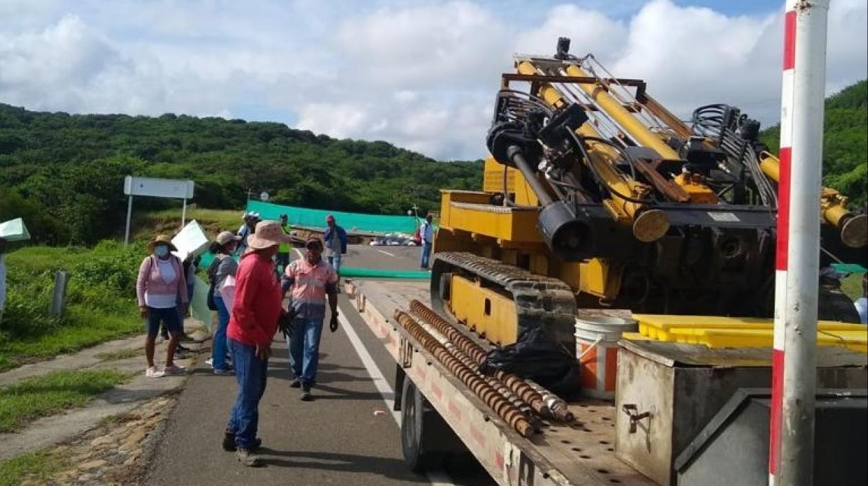 Vía al Mar Cartagena-Barranquilla.