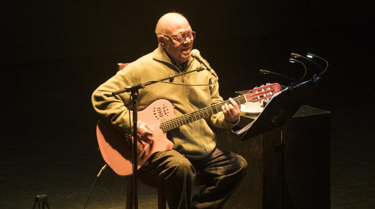El cantautor cubano Pablo Milanés.