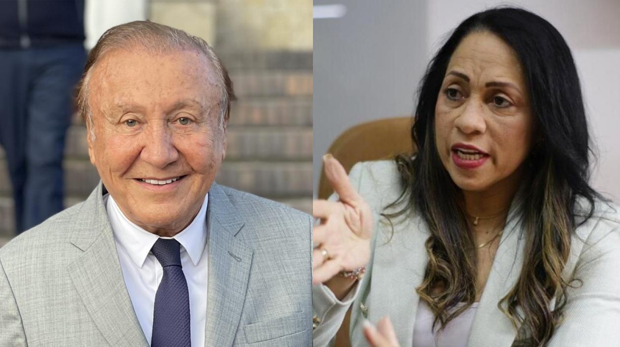 Rodolfo Hernández y Marelen Castillo.