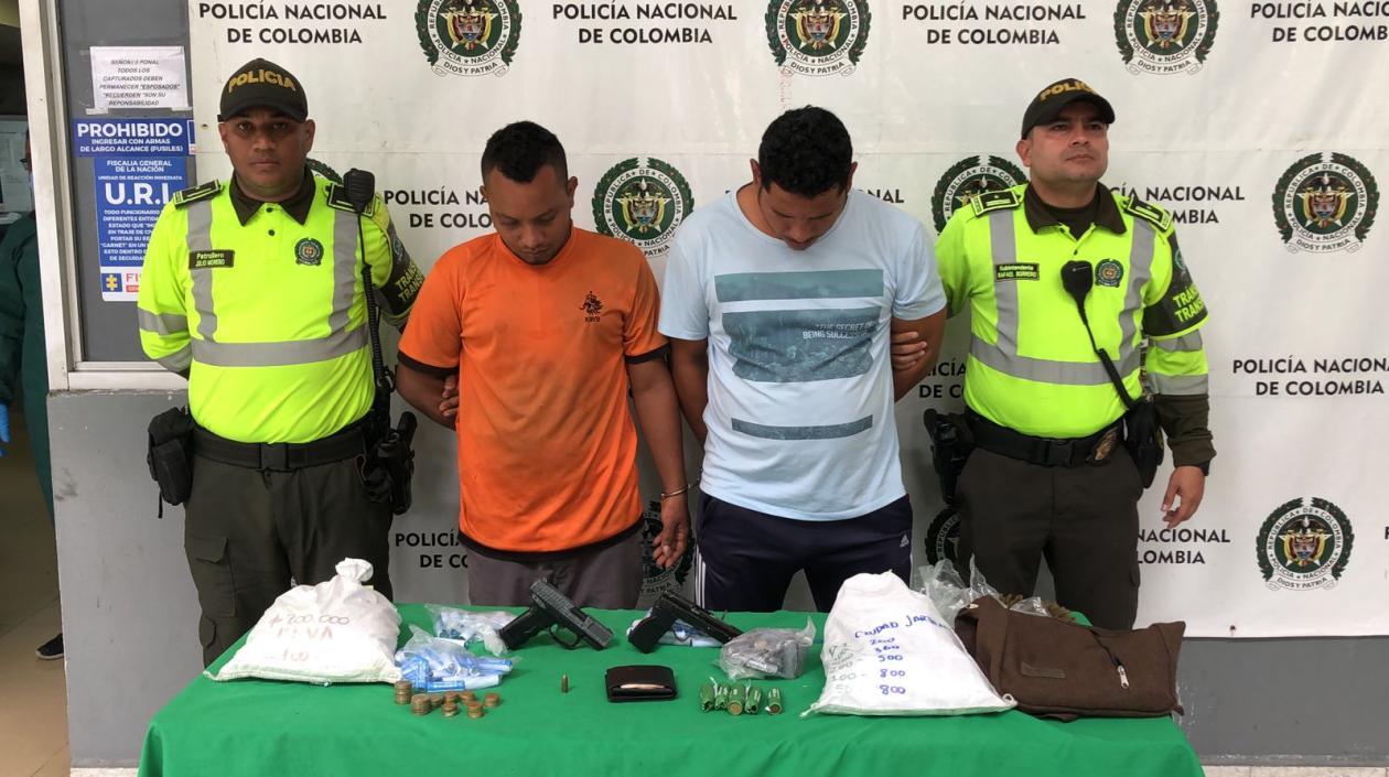 Capturados tras robo a D1 en el norte de Barranquilla.