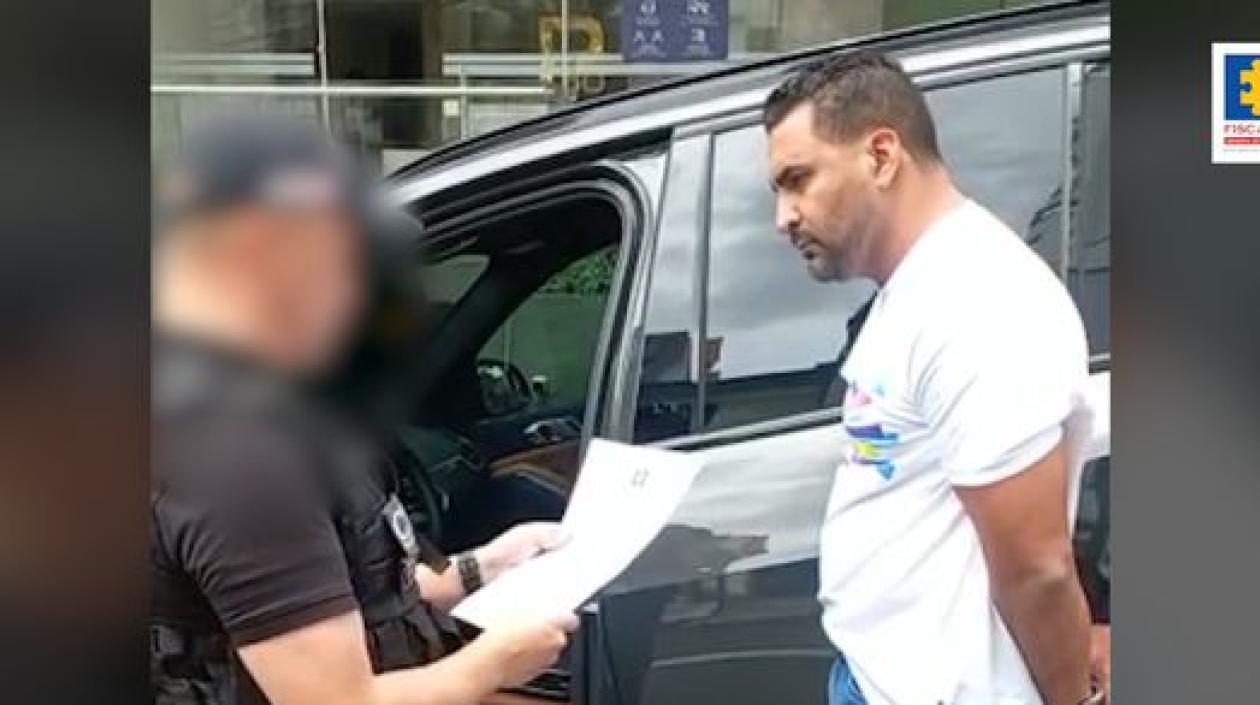 Teddy Alberto Lizon Barias, capturado.