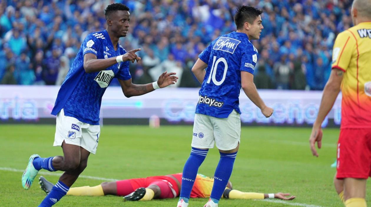 Escena del juego Millonarios-Pereira.