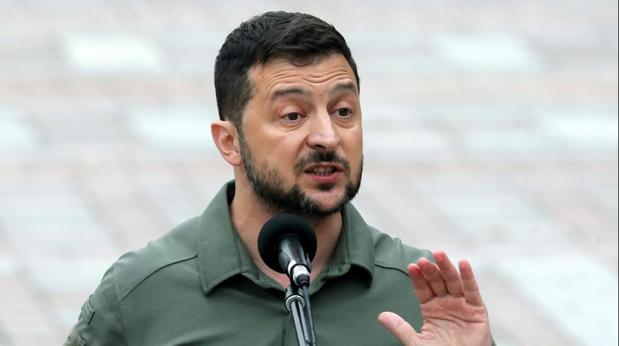 El presidente de Ucrania, Volodímir Zelenski​.