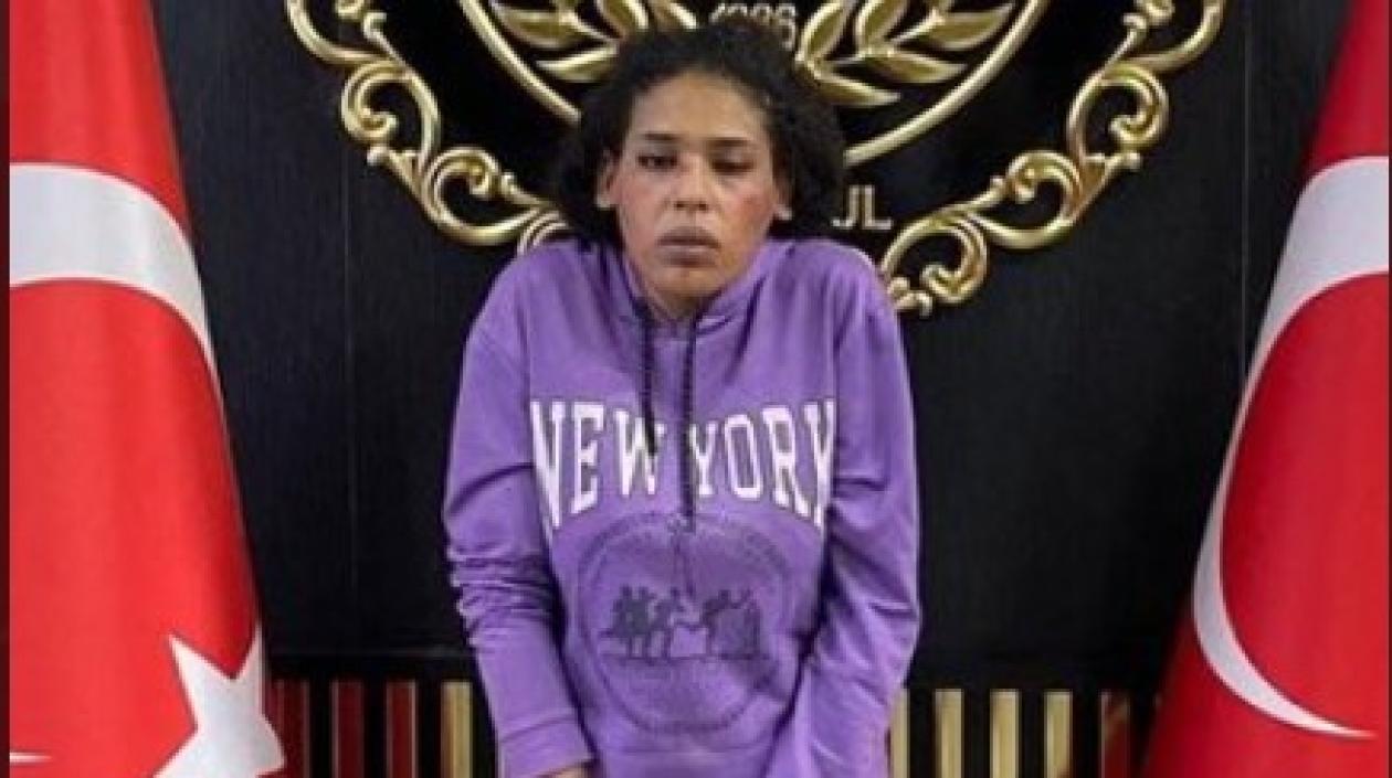 Ahlam Albashir, capturada por el atentado en Estambul.