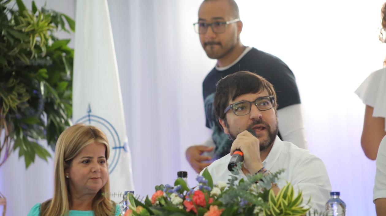 Gobernadora Elsa Noguera y Alcalde Jaime Pumarejo.