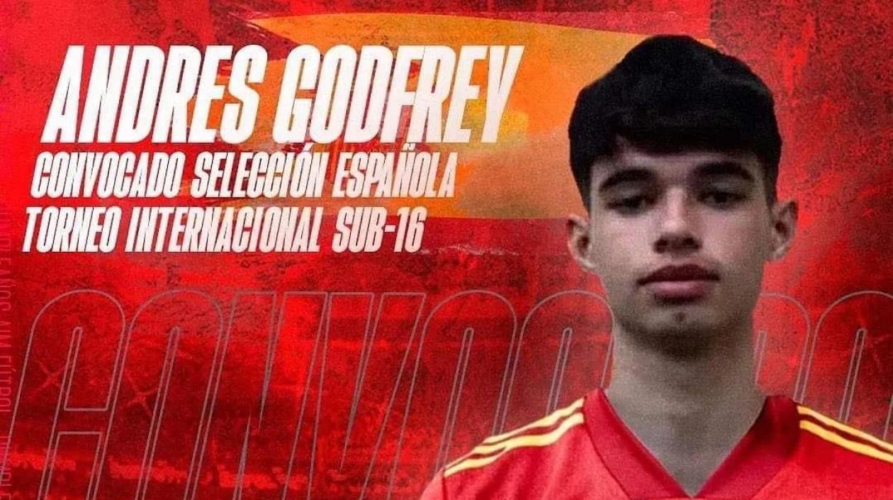 Andrés Felipe Godfrey, jugador barranquillero convocado a España Sub-16. 