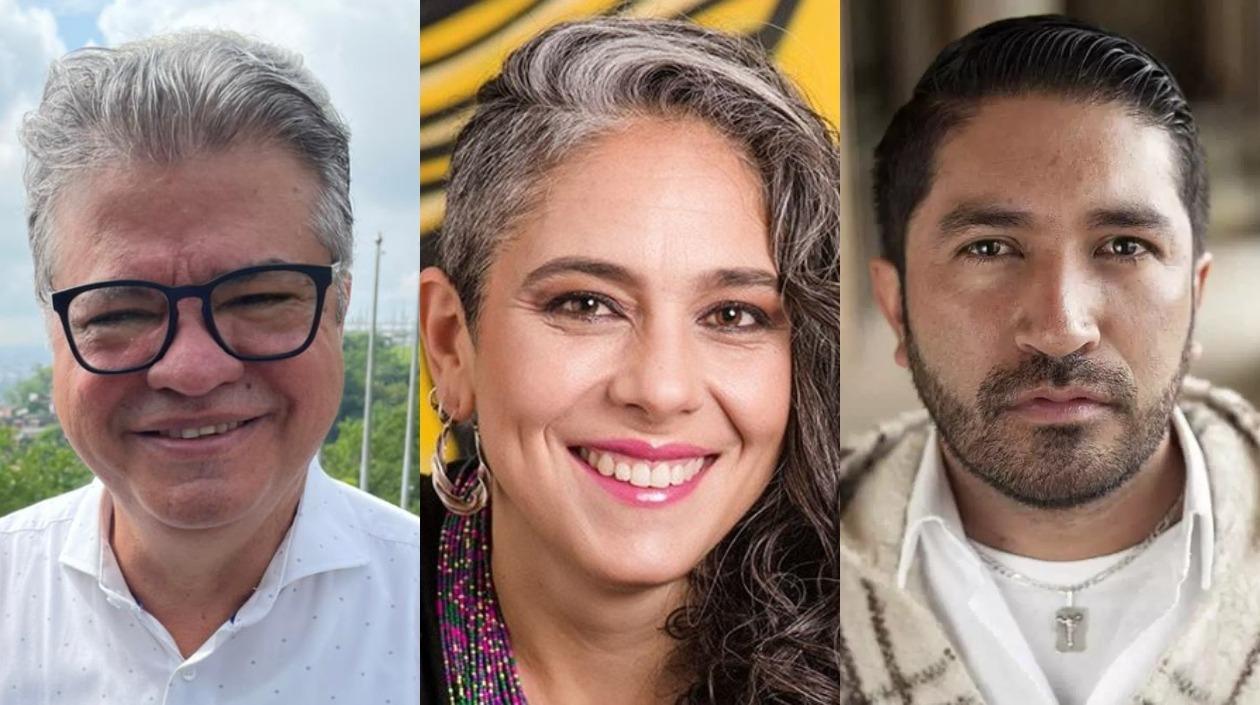 Wilson Arias, María José Pizarro y César Pachón, senadores del Pacto Histórico
