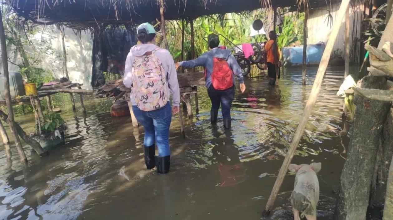 Vivienda en la que murió ahogado el bebé.