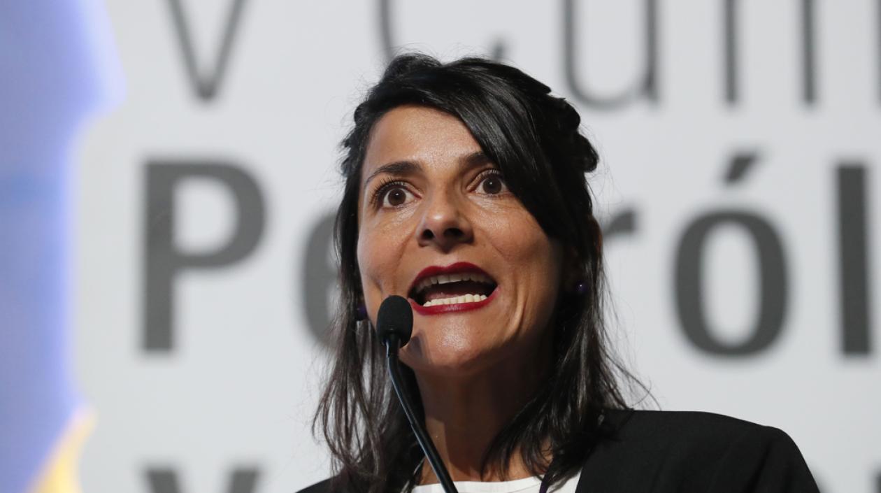 La ministra colombiana de Minas y Energía, Irene Vélez.
