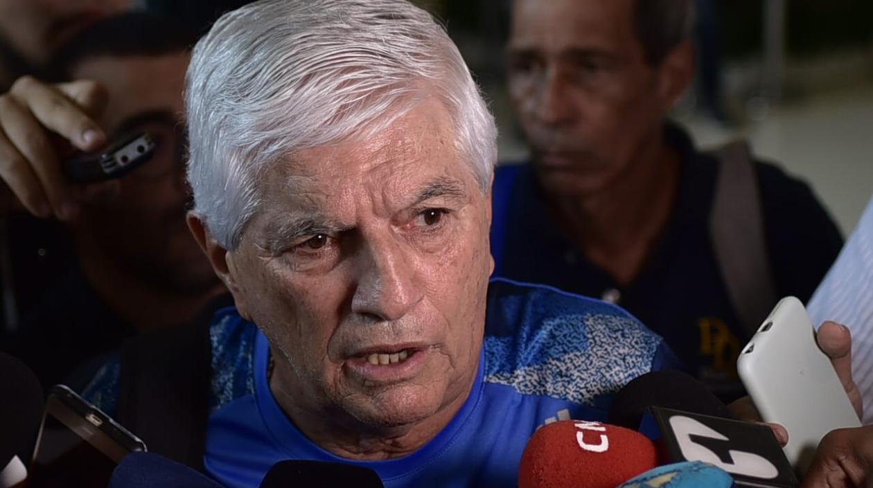 Julio Comesaña, ex entrenador del Junior. 