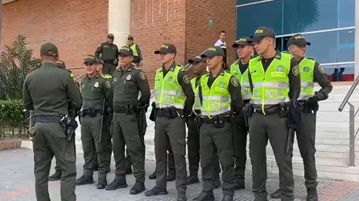 Policía Metropolitana de Barranquilla.