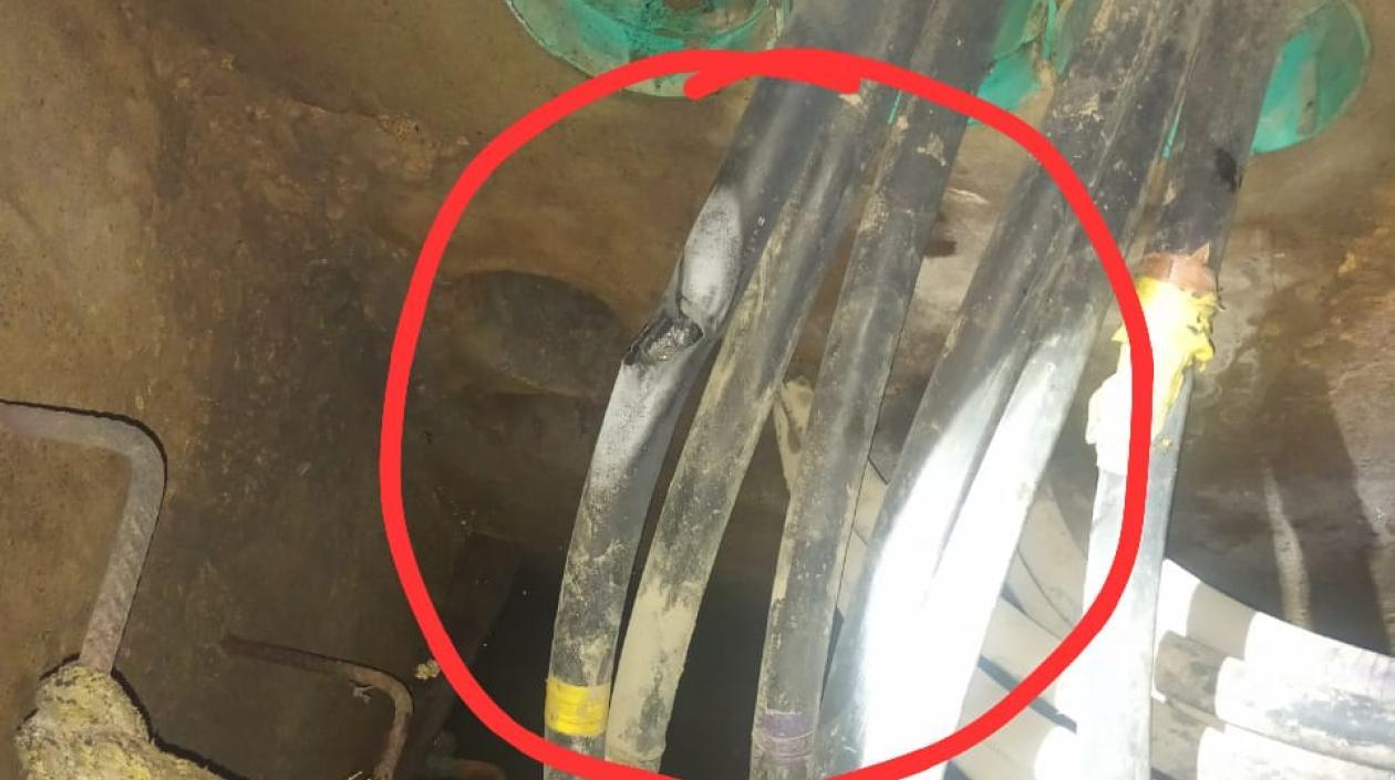 Cables de energía eléctrica. 