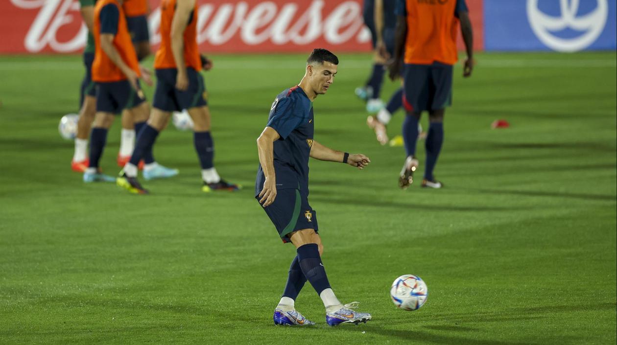 Cristiano Ronaldo, delantero portugués. 