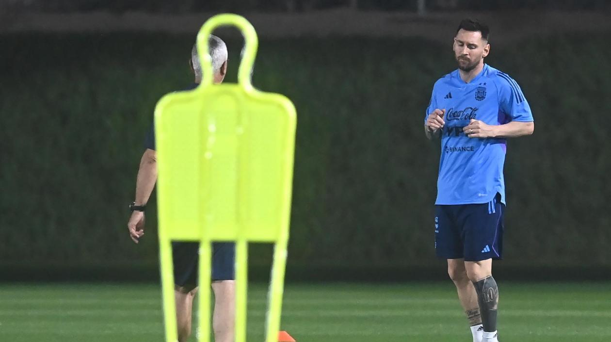 Lionel Messi, delantero argentino. 