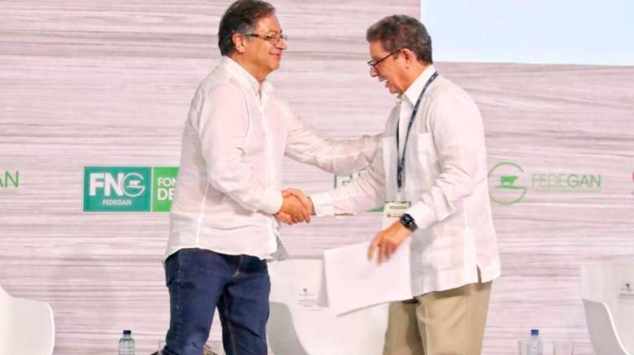 Gustavo Petro y José Félix Lafaurie.