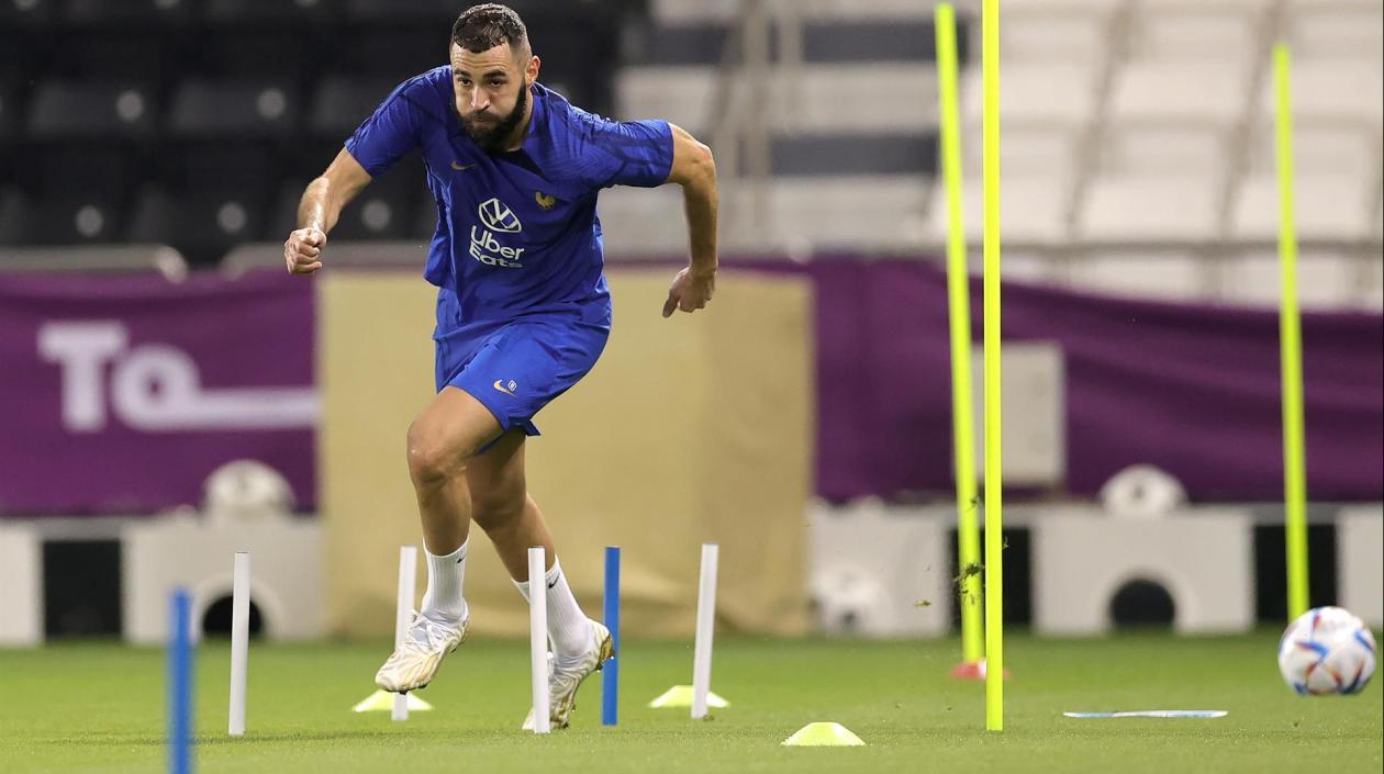 Karim Benzema, delantero francés. 
