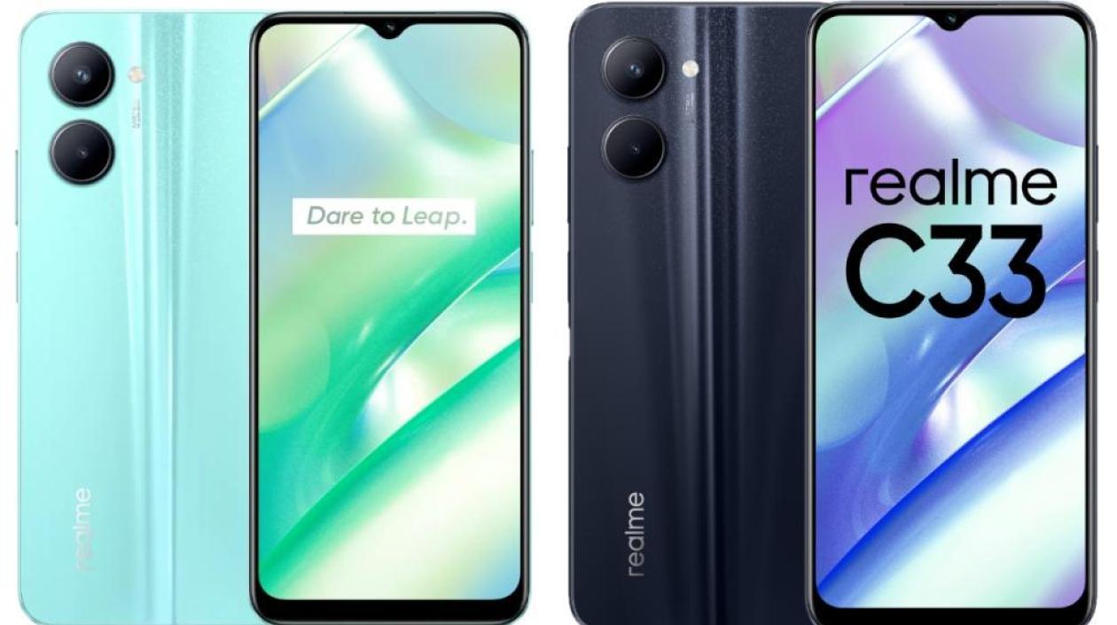 El realme C33.