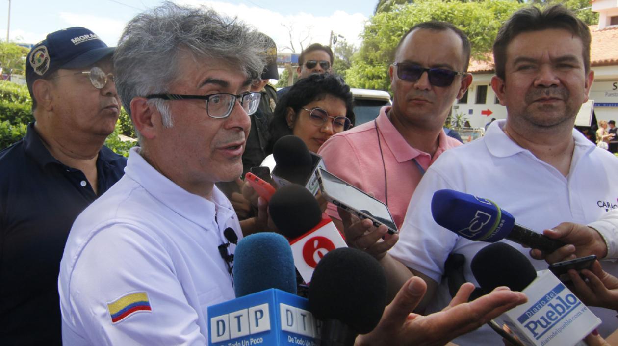 El director de Migración Colombia, Carlos Fernando García Manosalva.
