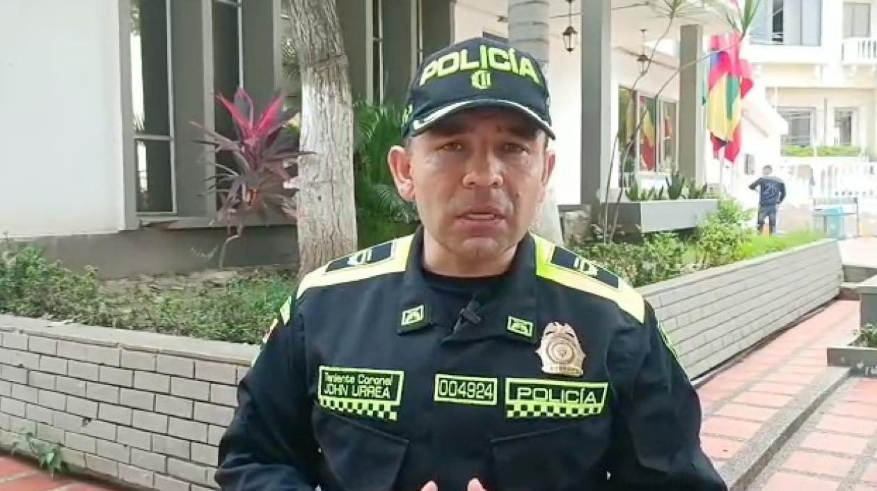 Teniente Coronel Jhon Urrea. 